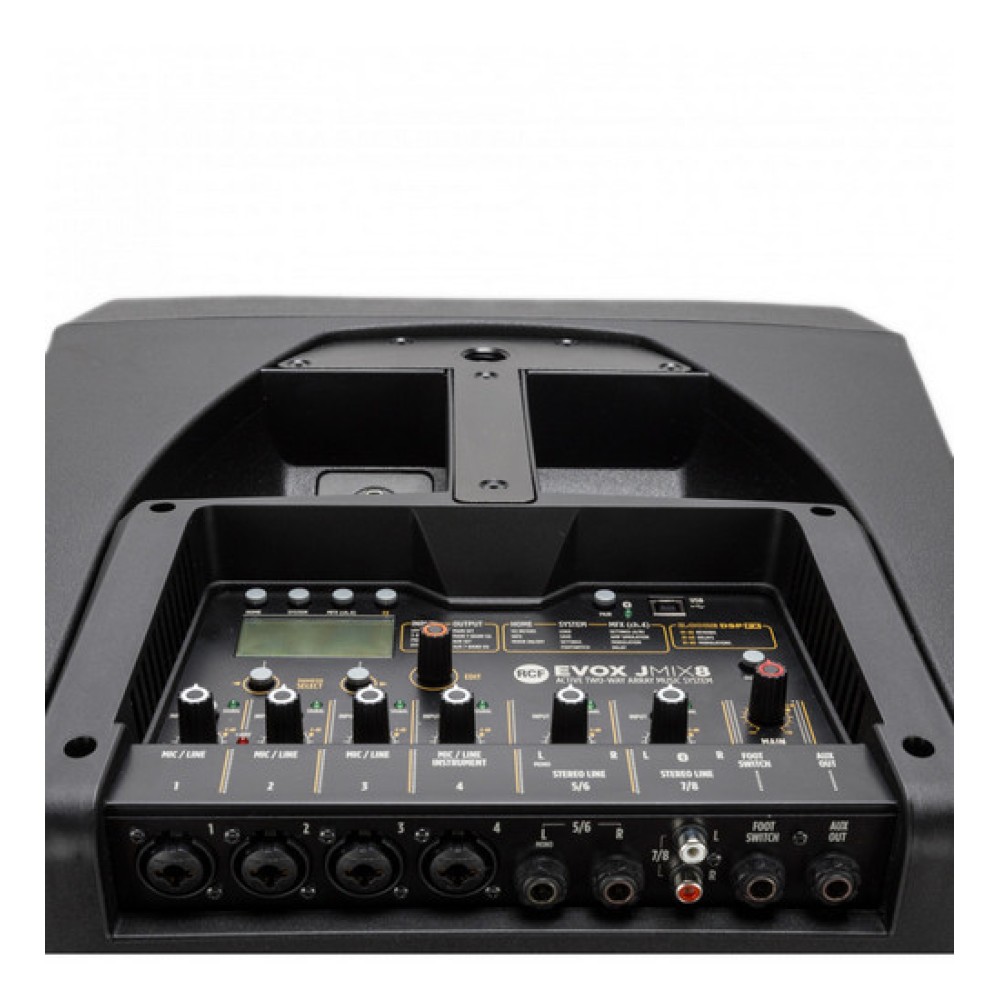 RCF Evox JMix8 - SISTEMA AMPLIFICATO LINE ARRAY 2 VIE CON MIXER 1400 WATT