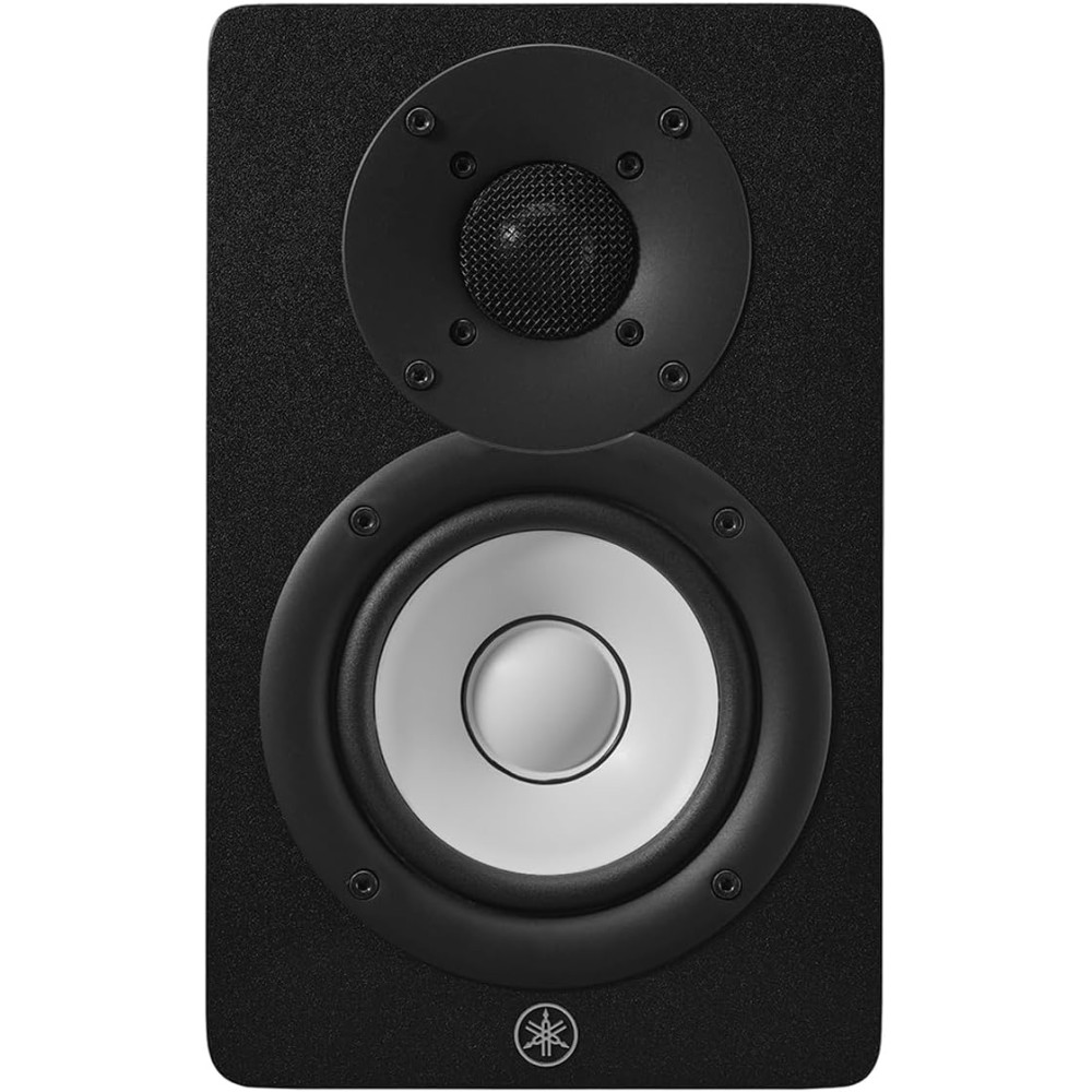 YAMAHA HS4 Black - COPPIA MONITOR AMPLIFICATI BASS REFLEX 4.5" 52 WATT NERI