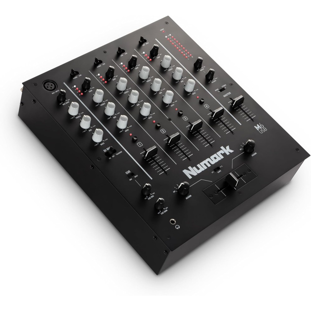 NUMARK M6 USB Black - MIXER USB 4 CANALI PER DJ