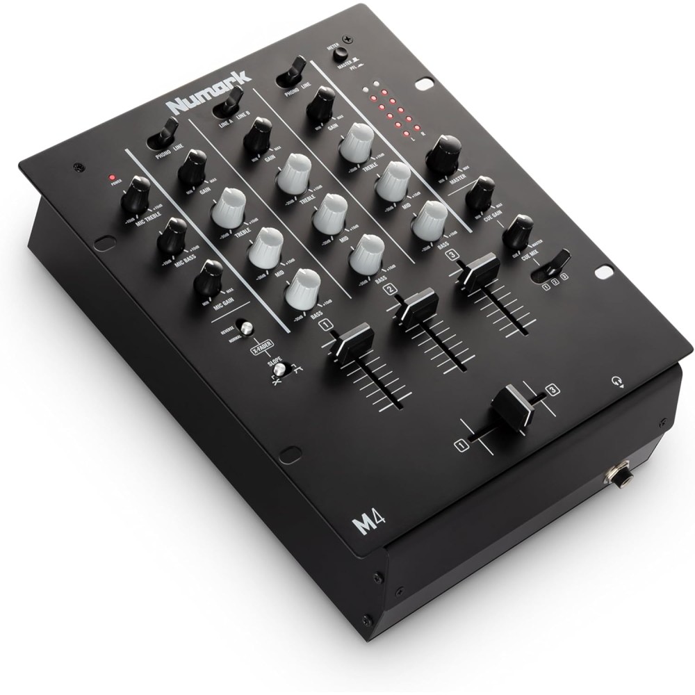NUMARK M4 Black - MIXER 3 CANALI PER DJ