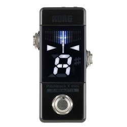 KORG Pitchblack X Mini Chromatic Pedal Tuner - MINI ACCORDATORE CROMATICO E METRONOMO A PEDALE PER CHITARRA