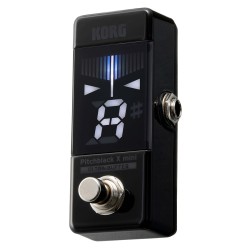 KORG Pitchblack X Mini Chromatic Pedal Tuner - MINI ACCORDATORE CROMATICO E METRONOMO A PEDALE PER CHITARRA