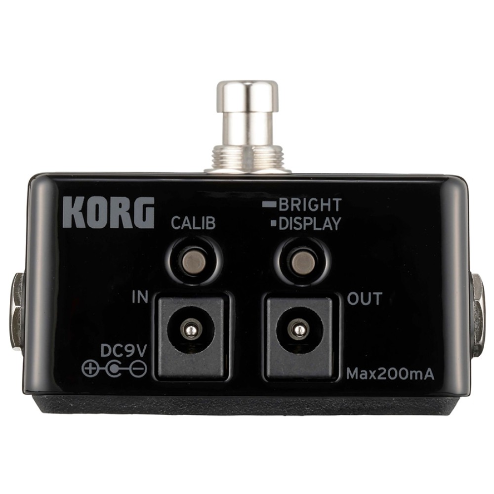 KORG Pitchblack X Chromatic Pedal Tuner - ACCORDATORE CROMATICO E METRONOMO A PEDALE PER CHITARRA