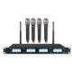 PRO SHOW UHF304 - SISTEMA WIRELESS UHF CON 4 MICROFONI PALMARI
