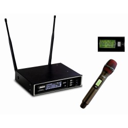 AUDIODESIGN PMU D1 - RADIOMICROFONO TRUE DIVERSITY 100 CH. UHF CON 1 MICROFONO A GELATO