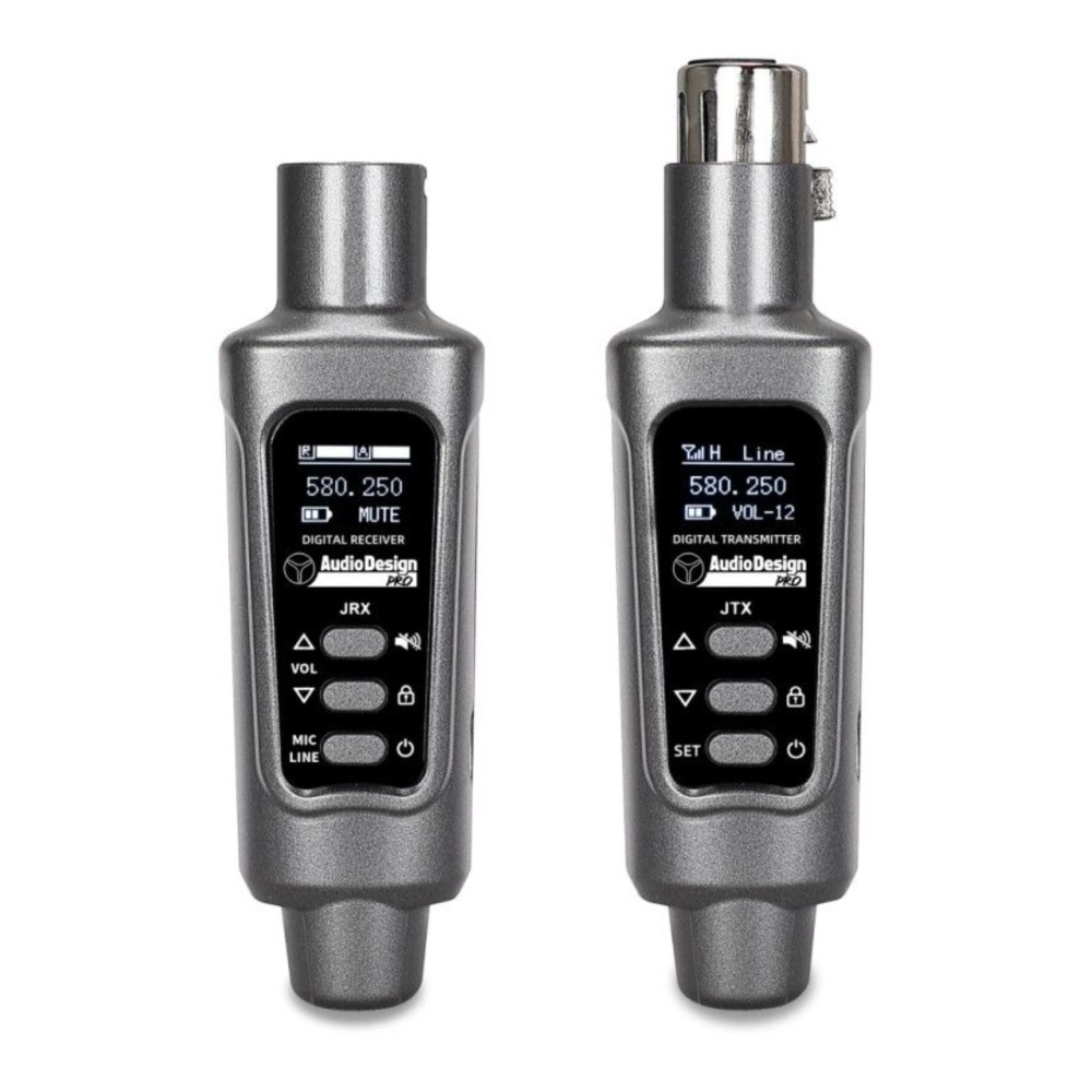AUDIODESIGN JTX/RX11 - SISTEMA WIRELESS DIGITALE PER MICROFONO E STRUMENTI