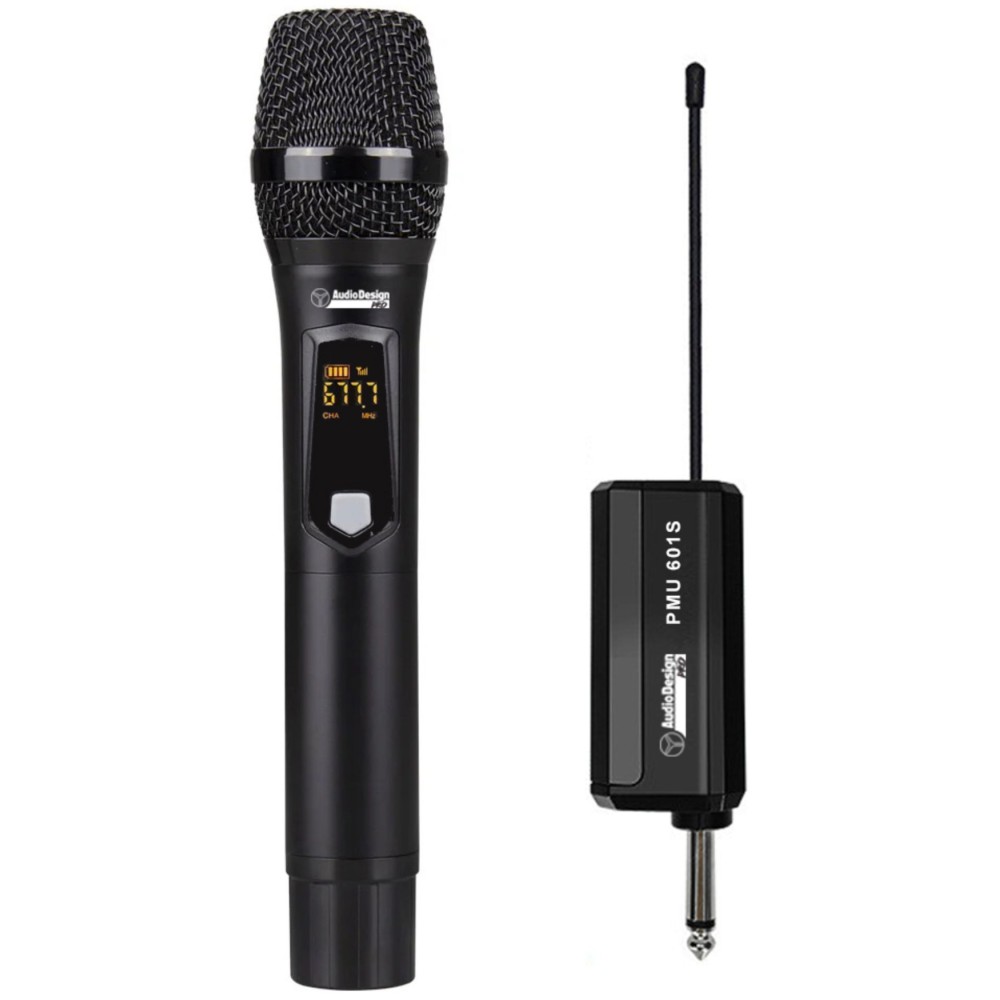 AUDIODESIGN PMU 601S - SET MICROFONO PALMARE E RICEVITORE A JACK