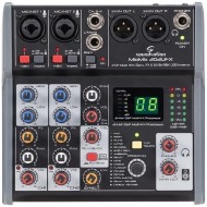 SOUNDSATION Miomix 202ufx - MIXER AUDIO PROFESSIONALE CON MULTIEFFETTO DIGITALE E INTERFACCIA AUDIO I/O USB FINO A 24 BIT E 96 KHZ
