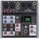 SOUNDSATION Miomix 202ufx - MIXER AUDIO PROFESSIONALE CON MULTIEFFETTO DIGITALE E INTERFACCIA AUDIO I/O USB FINO A 24 BIT E 96 KHZ