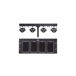 SAGITTER LED KIT HP3C - KIT 4 PROIETTORI LED 18W RGBW CON CONTROLLER