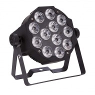SAGITTER Slimpar12 - PROIETTORE SLIMPAR 12X8W LED RGBWAU CON TELECOMANDO IRC INCLUSO