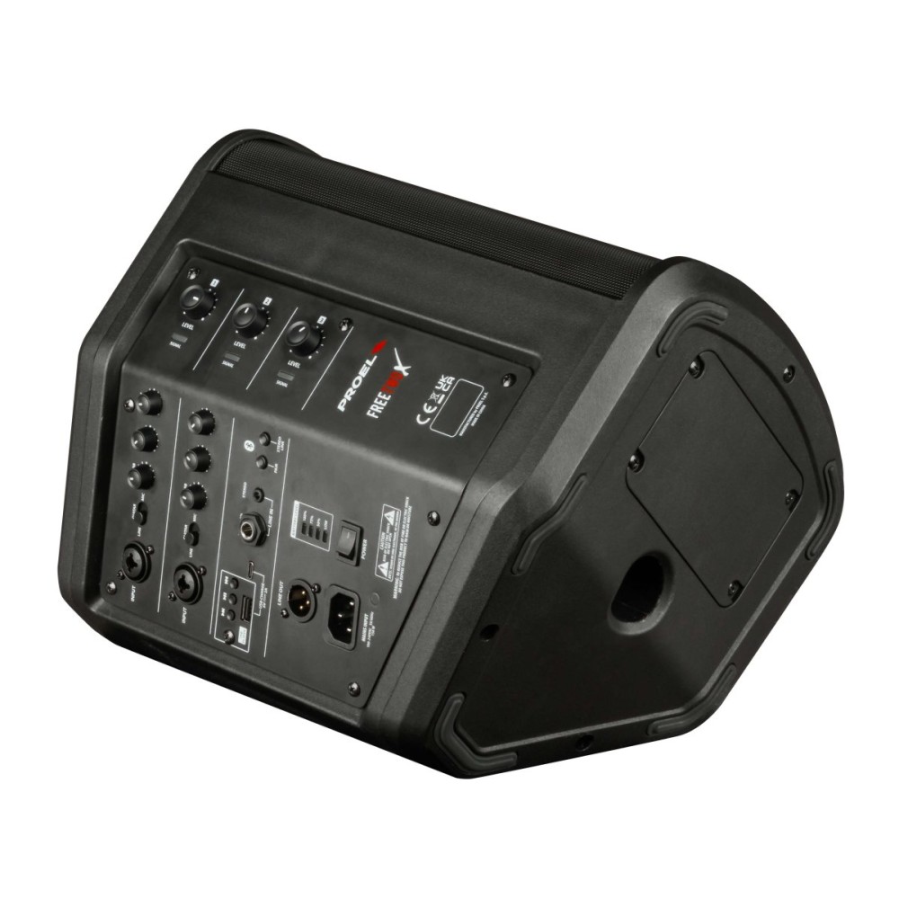 PROEL FreeTwoX - SISTEMA PA PORTATILE A BATTERIA 400 WATT CON BLUETOOTH DSP E USB
