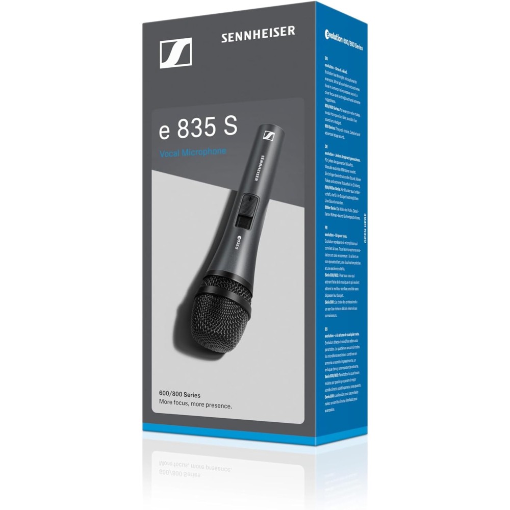 SENNHEISER e835s - MICROFONO CARDIOIDE PER VOCE
