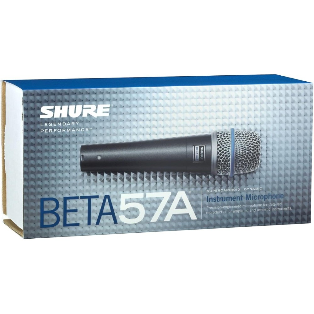 SHURE Beta 57A - MICROFONO DINAMICO SUPERCARDIOIDE PER VOCE E STRUMENTI