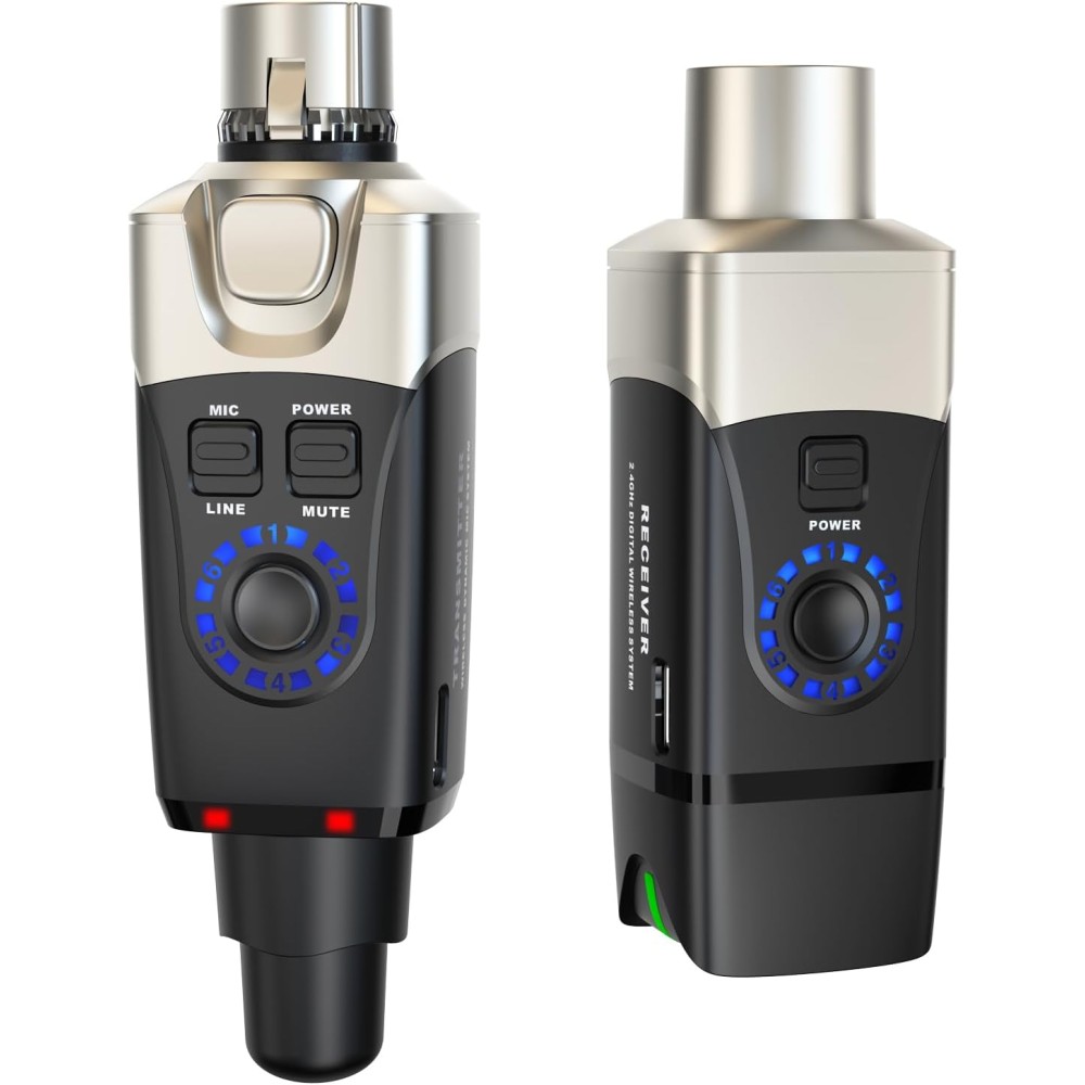 XVIVE U3 Microphone Wireless System - SISTEMA CON TRASMETTITORE E RICEVITORE WIRELESS PER MICROFONO