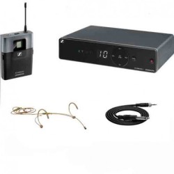 SENNHEISER XSW 1 CI1 Special Headset  A Band - KIT RICEVITORE E TRASMETTITORE WIRELESS PER CHITARRA + HEADSET 