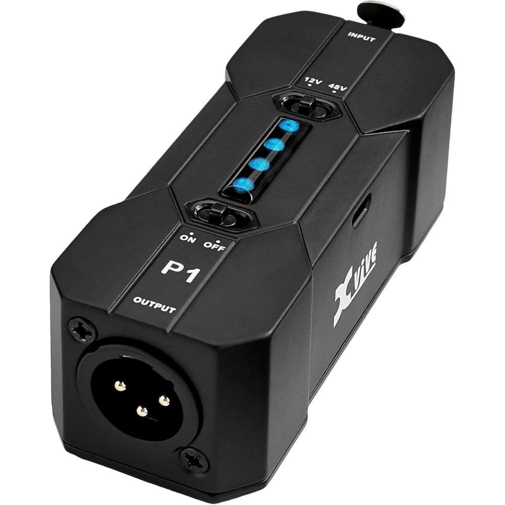 XVIVE P1 Portable Phantom Power Supply - ALIMENTATORE PHANTOM PORTATILE
