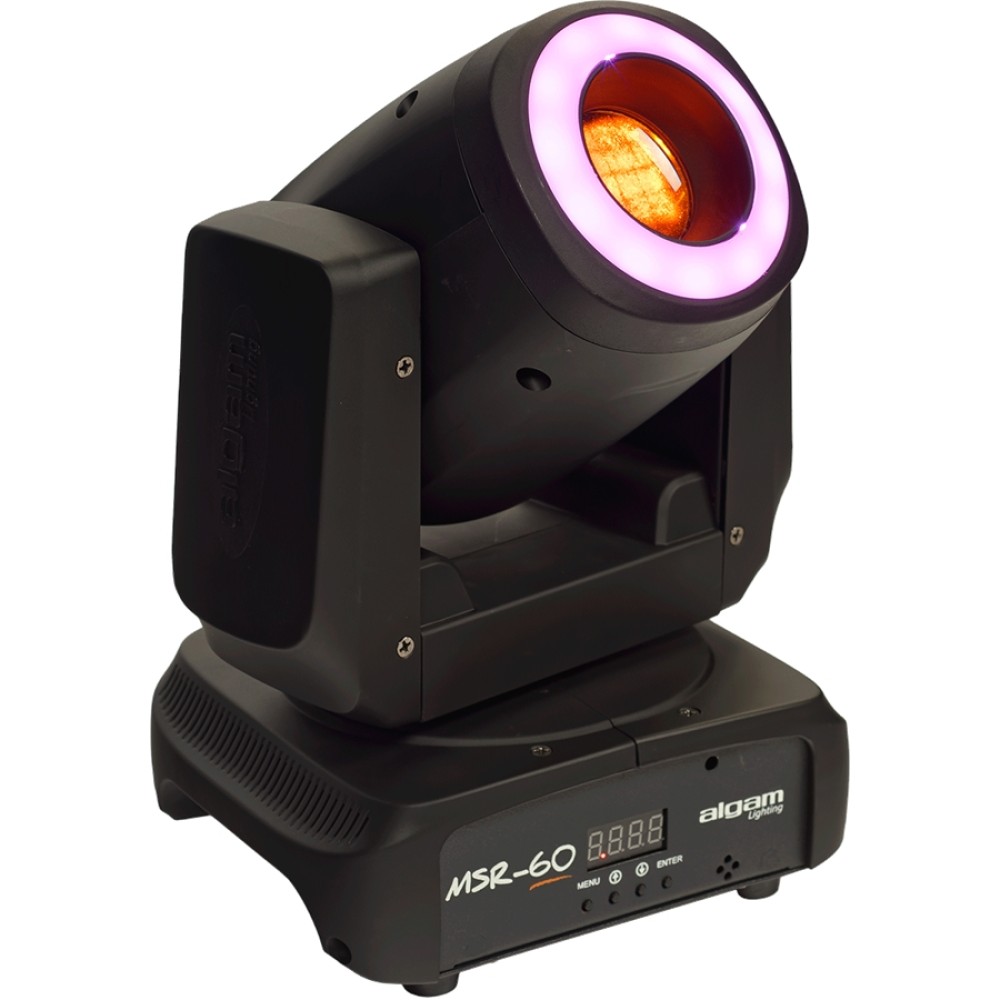 ALGAM LIGHTING MSR60 Spot Led 60 WATT con Ring Led Rgb - TESTA MOBILE