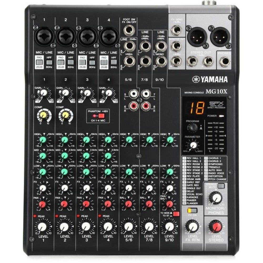 YAMAHA MG10X - MIXER STEREO 10 CANALI