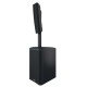 QSC KC12 BK -COPPIA- + COVER QSC - *EX-DEMO* DIFFUSORE ATTIVO A COLONNA DA 3000 WATT IN CLASSE D CON DSP COMPLETO DI COVER ORIGINALE