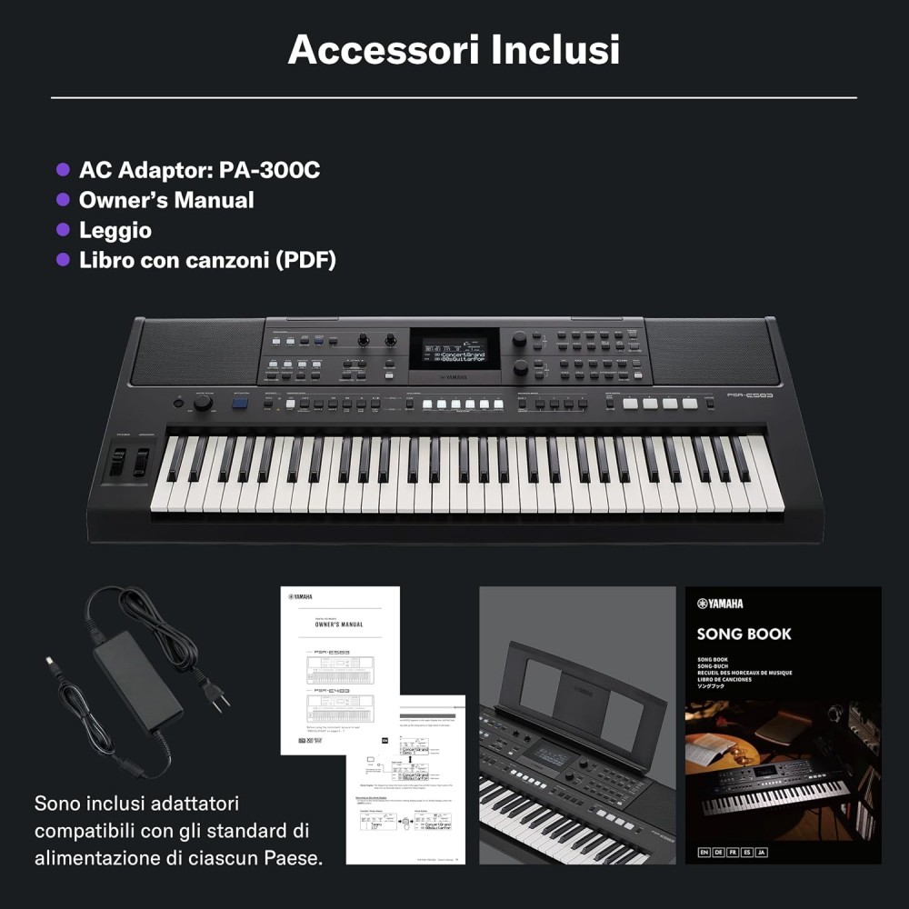 YAMAHA PSR E583 - TASTIERA PORTATILE 61 TASTI