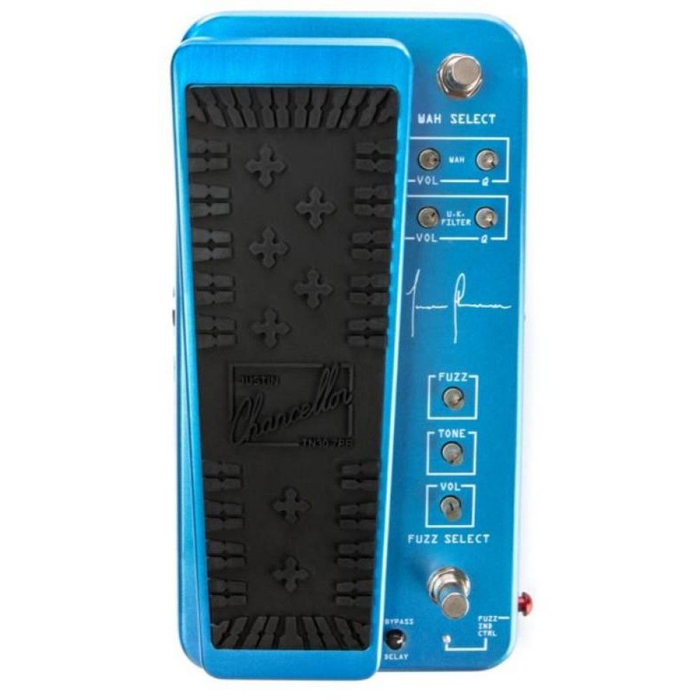 DUNLOP JCT95 Justin Chancellor Cry Baby Wah - EFFETTO WAH CON FUZZ E FILTRO MIDRANGE A PEDALE