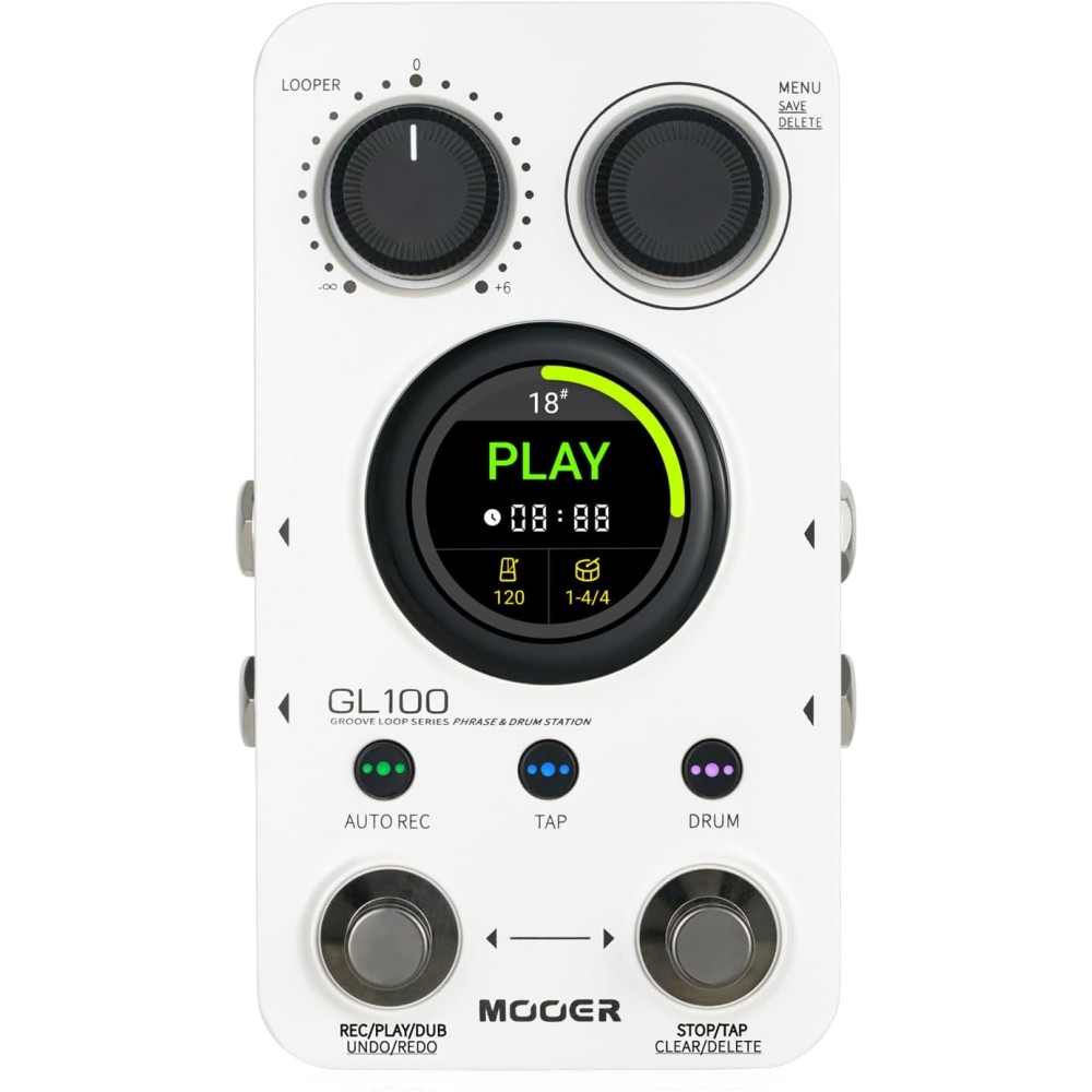 MOOER GL100 Pro - PEDALE LOOP E DRUM MACHINE