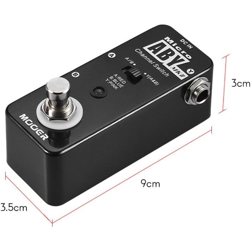 MOOER Micro ABY MKII - SELETTORE DI CANALE ABY A PEDALE