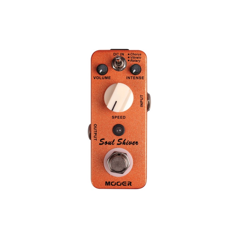MOOER Soul Shiver - EFFETTO CHORUS, VIBRATO, LESLIE A PEDALE PER CHITARRA