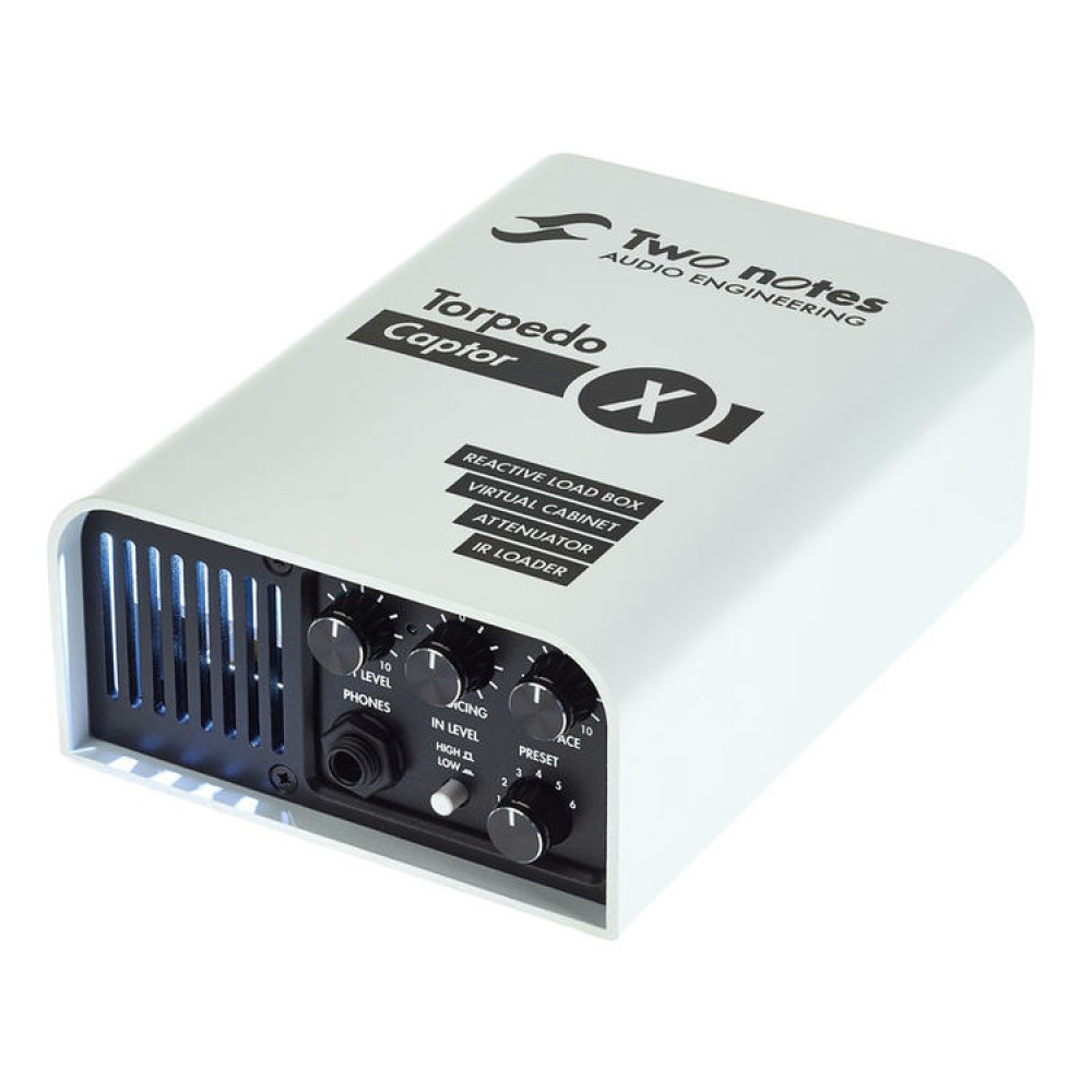 TWO NOTES Torpedo Captor X - ATTENUATORE DI POTENZA REATTIVO 8 OHM CON SIMULATORE DI CABINET MICROFONATI 100W