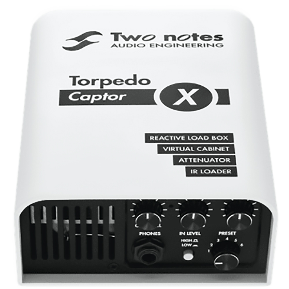 TWO NOTES Torpedo Captor X - ATTENUATORE DI POTENZA REATTIVO 8 OHM CON SIMULATORE DI CABINET MICROFONATI 100W