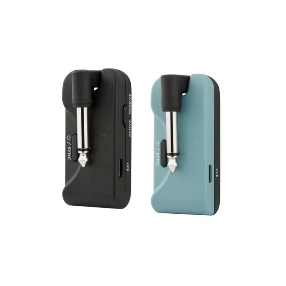 FENDER Telepath Wireless System Mystic Ice Blue and Black - SISTEMA WIRLESS PER STRUMENTI ATTIVI E PASSIVI