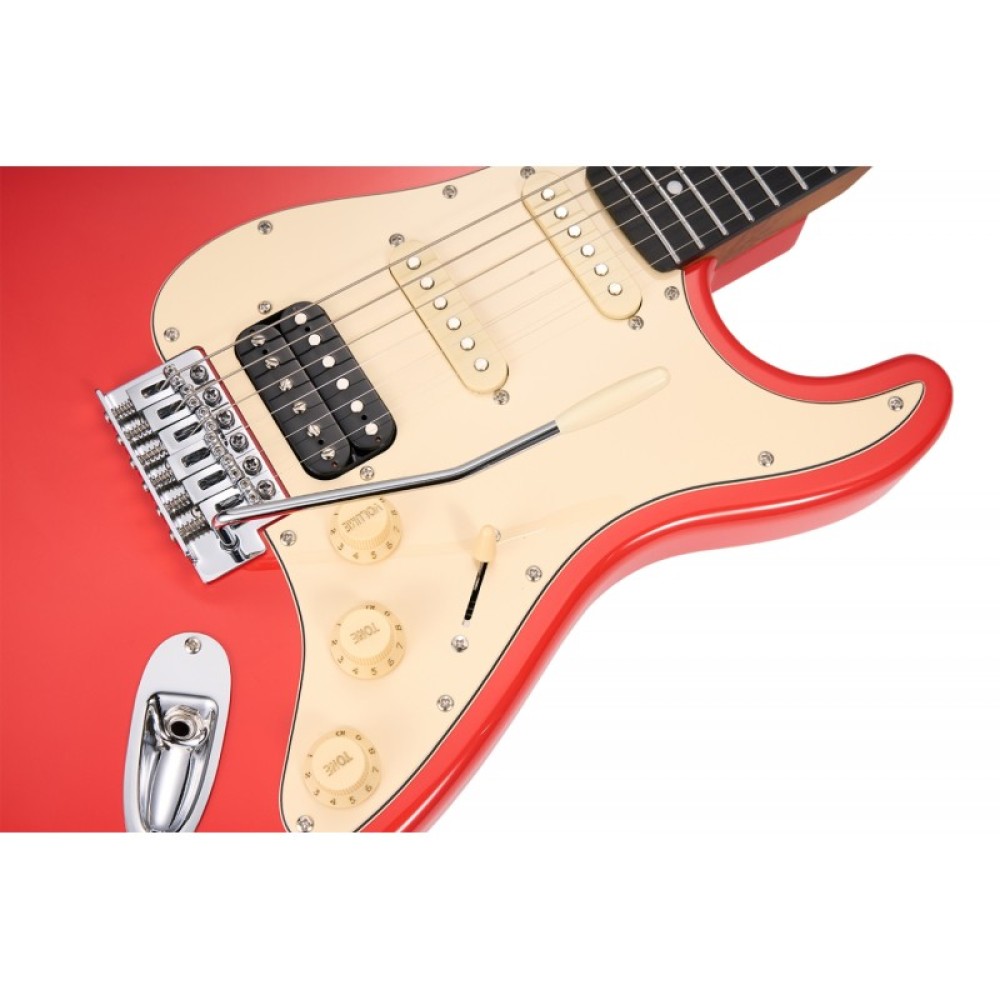 MOOER MSC10 Elite Fiesta Red - CHITARRA ELETTRICA SOLID BODY ROSSA