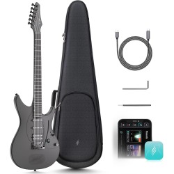 ENYA Inspire Black - CHITARRA ELETTRICA NERA