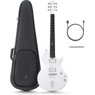 ENYA Nova Go Sonic White - CHITARRA ELETTRICA SMART IN FIBRA DI CARBONIO BIANCA