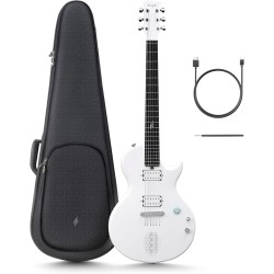 ENYA Nova Go Sonic White - CHITARRA ELETTRICA SMART IN FIBRA DI CARBONIO BIANCA