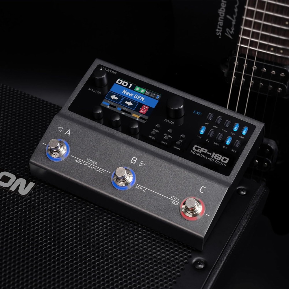 VALETON GP 180 - PROCESSORE MULTIEFFETTO PER CHITARRA E BASSO CON BATTERIA INTEGRATA