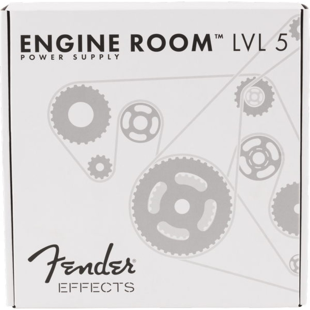 FENDER Engine Room LVL5 Power Supply - ALIMENTATORE PER PEDALIERA EFFETTI 5 OUT 9V