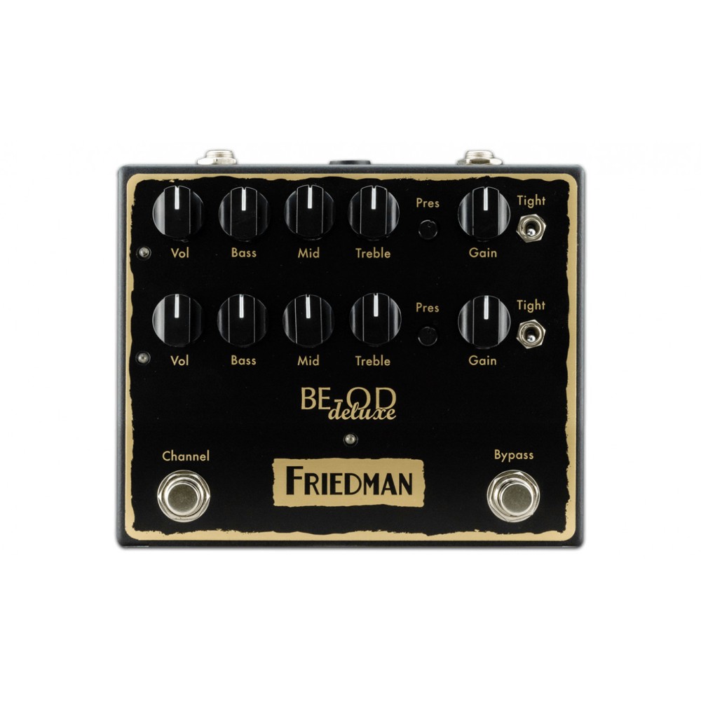 FRIEDMAN BE OD Deluxe Overdrive - EFFETTO OVERDRIVE A 2 CANALI PER CHITARRA