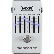 MXR Six Band EQ  M109S - EQUALIZZATORE 6 BANDE A PEDALE PER CHITARRA