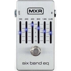 MXR Six Band EQ  M109S - EQUALIZZATORE 6 BANDE A PEDALE PER CHITARRA