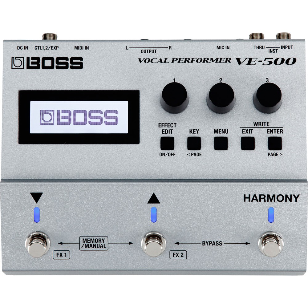 BOSS VE-500 Vocal Performer - PROCESSORE DI EFFETTI PER VOCE