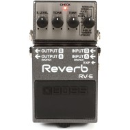 BOSS RV 6 Reverb - EFFETTO RIVERBERO DIGITALE A PEDALE PER CHITARRA