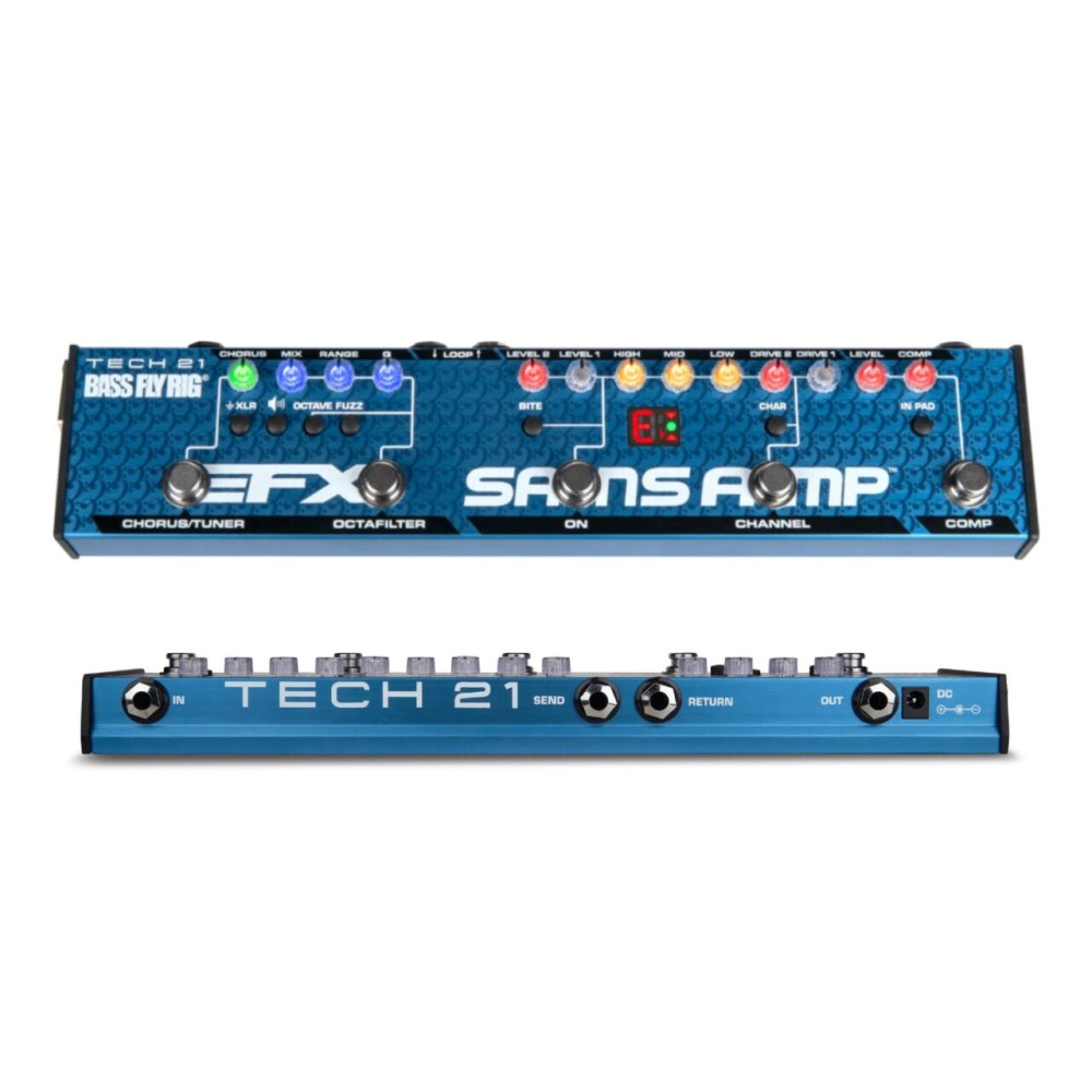 TECH 21 Bass Fly Rig v2 - PEDALIERA MULTIEFFETTO PER BASSO