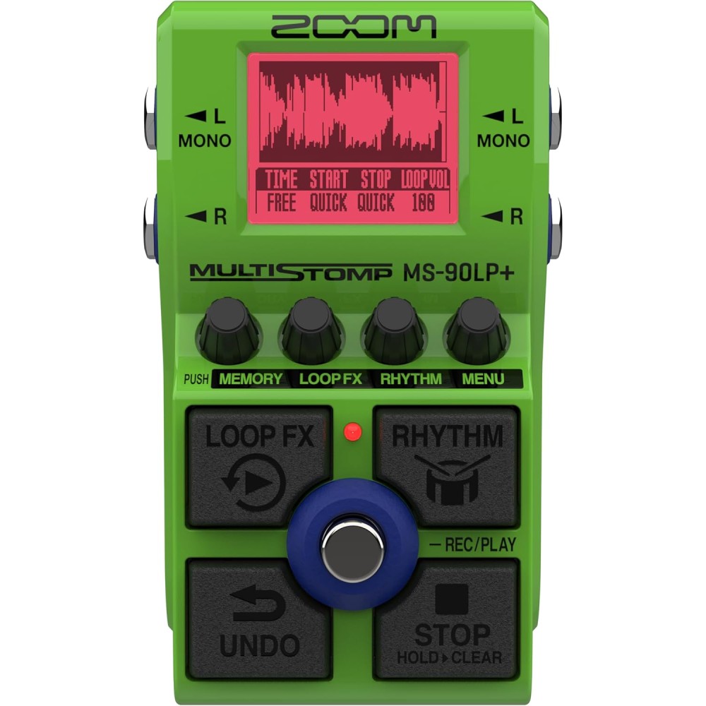 ZOOM MS 90LP Plus Pedale Looper per Strumento - MULTIEFFETTO SERIE MS MULTISTOMP