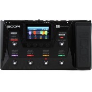 ZOOM G6 - PEDALIERA MULTI-EFFETTO PER CHITARRA CON INTERFACCIA USB2.0, TOUCHSCREEN 4.3" E IR CABINET