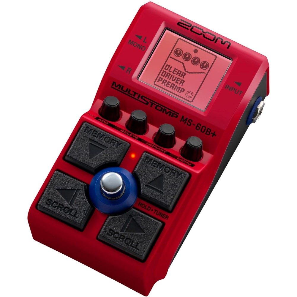 ZOOM MS 60B+ - SIMULATORE DI 11 AMPLIFICATORI E CABINET PER BASSO
