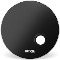 EVANS 22" EMAD Resonant Black BassDrum (BD22REMAD) - PELLE RISONANTE PER GRANCASSA 22" NERA