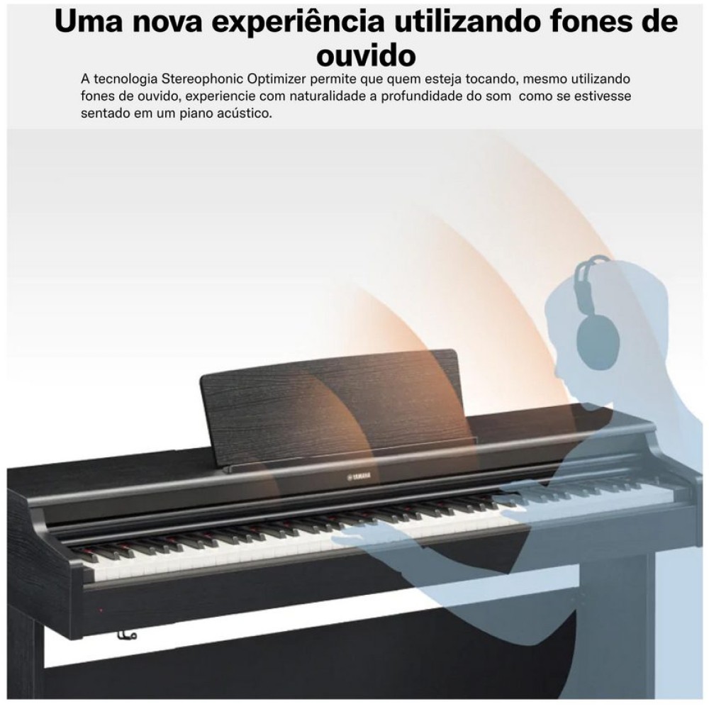 YAMAHA YDP 145 B Arius Black - PIANOFORTE DIGITALE 88 TASTI PESATI NERO