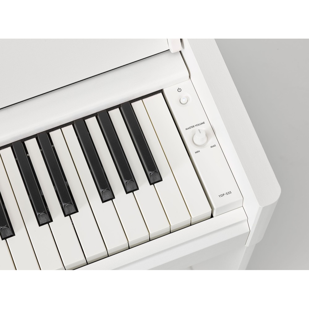YAMAHA YDP S55 WH - PIANOFORTE DIGITALE 88 TASTI BIANCO